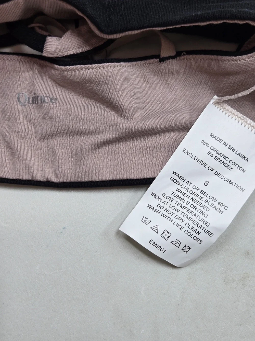 Quince includes bras